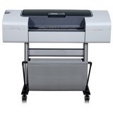 HP DesignJet T1100 - 24 large-format printer - color - ink-jet - Roll A1 (24 in x 300 ft) - 2400 dpi x 1200 dpi up to 1.7 ppm (color) - USB, 1000Base-T