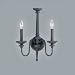 Eurofase Lighting 14587-016 Black with Brushed Gold Rowan Traditional / Classic Two Light Up Lighting Wall Sconce from the Rowan Collection