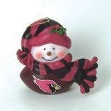 SC Sports Arizona Cardinals Snowman Night Light- Set of 2 Set of 4