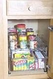 SENSIBLE STORAGE Chrome Stacking Cabinet Organizer
