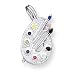 Sterling Silver Paintbrush Charm