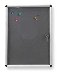 Dakota Designs 2RXD4 Enclosed Board, Fabric, 24x36, Blk