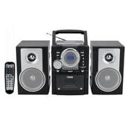 NAXA NX-425 Portable VCD/MP3/CD Player with AM/FM Stereo Radio Cassette Player/recorder, Twin Detachable Speakers & Remote Control