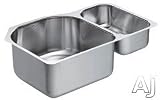 Kitchen Sink Under Mount by Moen - 22372 in Satin