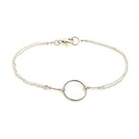 Dogeared Silver Karma Bracelet