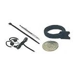 Mini Velcro(R) Brand Wrap 1/4In X 8In Black 25 Pack