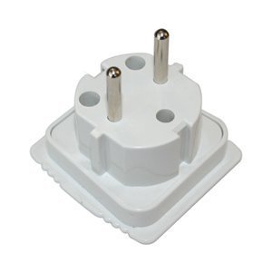 Tourist Mains Travel Adaptor, Plug Converter For UK To EU, France, Germany, S...