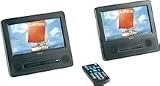 Lenco MES-202 DVD player with 2 monitors