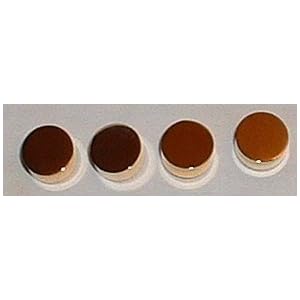 Star Trek Voyager Captain's Gold Thick RANK PIP Sets by