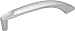 96 mm CTC Satin Nickel Retro Thumb Indent Pull