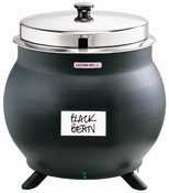Server Ks 84300 Black Kettle Shaped Soup Warmer 11-Qt