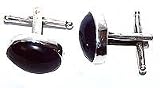 Cufflinks Pair Men Sterling Silver Amethyst Gemstone Indian Style (cflng141)