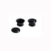 Mastrad - F69400 - Lot de 2 Cocottes Renversantes en Silicone - Noir