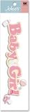 JOLEE'S BOUTIQUE BABY THEMED STICKERS-BABY GIRL TITLE