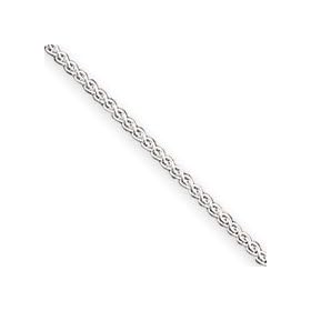 Sterling Silver Wheat Chain - 1.25mm - 20 Inch - Lobster Claw