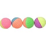 Paw Pals Two Tone Sponge Ball Cat Toys 4-pack