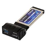 ORICO (34mm) Dual Port Express Card: USB 3.0/eSATA