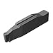 Sandvik Coromant R123H1-0200-RS      CD10 Uncoated PCD CoroCut 1-2 Parting and Grooving Insert for Profiling, 1 mm Nose Radius, Positive Rake Chip Breaker, Size H (Pack of 5)