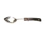 Solid Basting Spoon With Stop Hook/Bakelite Handle - 13"