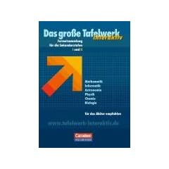 Das gro�e Tafelwerk interaktiv - �stliche Bundesl�nder und Berlin: Tafelwerk Mathematik, Informatik, Astronomie, Physik, Chemie, Biologie: ... Unterricht in den Sekundarstufen I und II