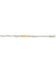 14k Lucky Charm Baby ID Bracelet 6.0"
