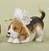Beagle Angel Puppy Dog Christmas Ornament by Roman