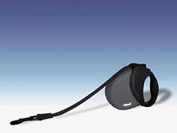 Flexi Comfort Belt 16-Feet Large Leash, 150-Pound, Granite Grey/Black