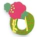 O for Ostrich - Wooden animal alphabet letter