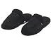 Conair VSM5 Massaging Slippers For Men, Black