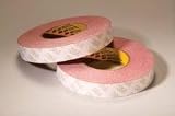 Electrical Tape: 3M High Temperature Double Coated Tissue Tape 469 Red, 1/2 in x 60 yd 0.14 mm