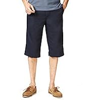 Blue Harbour Pure Linen 3/4 Shorts