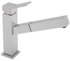 Blanco 157-174 Quadris Kitchen Faucet w/Pullout Spray - Stainless Steel (Real)