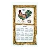 Barnyard Rooster 2010 Kitchen Towel Calendar by