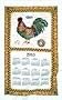 Barnyard Rooster 2010 Kitchen Towel Calendar