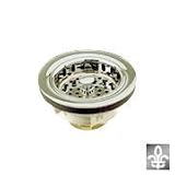 3-1/2 Large Post Type Basket Strainer Satin