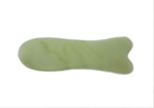 Top Chi™ Jade Gua Sha Fish Shaped Tool 4.5"x1.5"