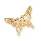 10k Black Hills Gold Butterfly Pin