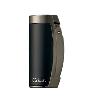 Colibri T-Series Enterprise III Matte Black / Gunmetal Polished Chrome Lighter - CB-QTR115005 On Sale