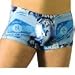 Sports : Bruno Banani Hip-Short Blau-Schwarz
