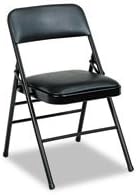 CHAIR,ALL STEEL,VINYL,BK