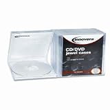CD/DVD Standard Jewel Cases, Clear, 10 Per Pack