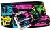 FRENCH CRAFT 38 MM PU-PVC W/ SCREEN PRINTED NEON BOOM BOXES & NICKEL SNAP OFF BUCKLE