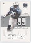 2003 SkyBox LE History of the Draft Jerseys Silver Proofs #HDJK - Jevon Kearse/50