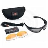 ZAN HEADGEAR BOBSTER LOW RIDER II CONVERTIBLE SUNGLASSES BLACK ELR201