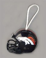 Official NFL National Football League Licensed Team Helmet Christmas Tree Ornaments - Denver Broncos