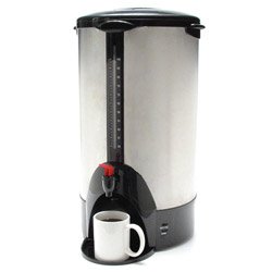 CFPCP100 – URN/Coffeemaker,100 Cup,13-1/2×12-1/2×23,Stainless Steel
