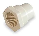 Industrial Grade 2GJZ7 Adapter, 1 In, Slip x FPT, CPVC