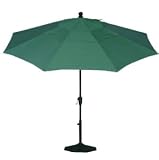 21ur6FCcJ9L. SL160  11 Foot Tan Market Umbrella, Tilt and Crank Features, Awning Brand New