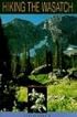 Hiking the Wasatch
