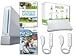 Nintendo Wii System Ski And Fit Bundle - Wii Fit with Balance Board, Extra Remote & Nunchuk Controller, & We Ski Game